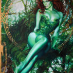 POISON IVY GREEN QUEEN fred ian oil painting